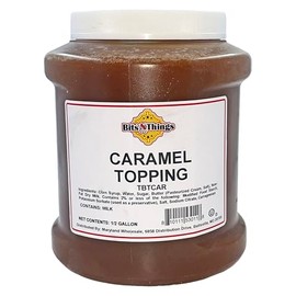 Bits N Things Caramel Dessert Topping | Ice Cream, Sundaes, Pie | Kosher & Made in America | 64 oz.