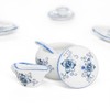 Odoria 1/12 Scale Miniature Dinnerware Set 17Pcs Dollhouse Accessories, Blue