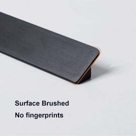 Qrity 10 x Aluminium Alloy Furniture Handles Knobs Cupboard Handles Kitchen Cabinet Drawer Door Handles Pull Handle (64 mm) + Screws