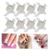 Minkissy Nail Acrylic Rhinestones Kit Broken Pile Diamond Charms 8pcs