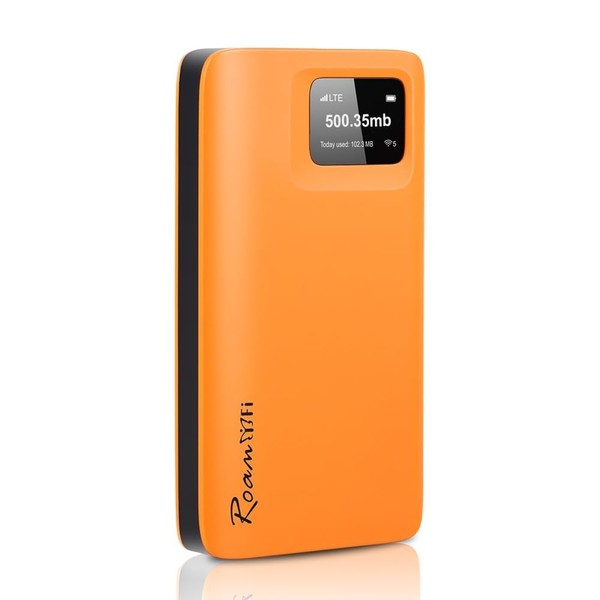 RoamWiFi 4G LTE Mobile Hotspot Router, Worldwide Portable High Speed