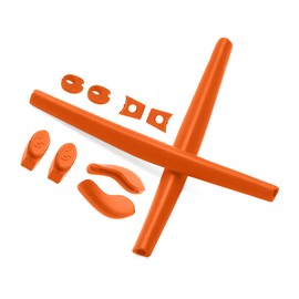 ToughAsNails Orange Replacement Rubber Kits Ear Socks and Nose Pads for Oakley Juliet Sunglasses