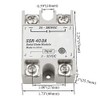 BGTXINGI Pack of 2 SSR-25DA 10DA 40DA Single-Phase DC Solid