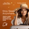 Travel kit for straightened hair treatment