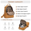 Kattee Genuine leather backpack purse for women Antitheft Rucksack Fit