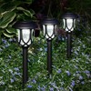 EXCMARK 10 Pack Solar Lights Outdoor Decorative, Solar Pathway Lights