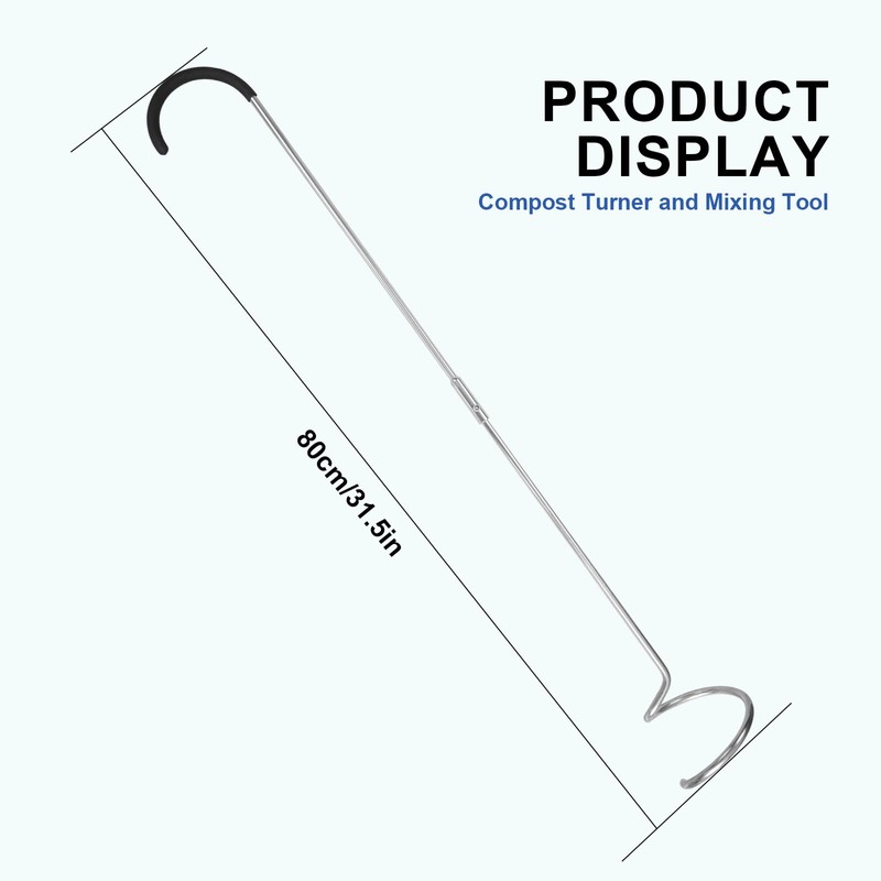 SQUEEZE master Compost Aerator-Compost Turner and Mixing Tool-Compost Aeration Tool