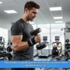 2 Par Muñequeras Gym, Muñequeras Deportivas para Hombres