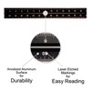 Intoy 12 Inch Triangular Engineer Scale Ruler, Anodized Solid Aluminum