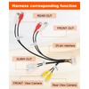 RCA Harness Cable Connector Adapter for Stereo Radio, Fits for