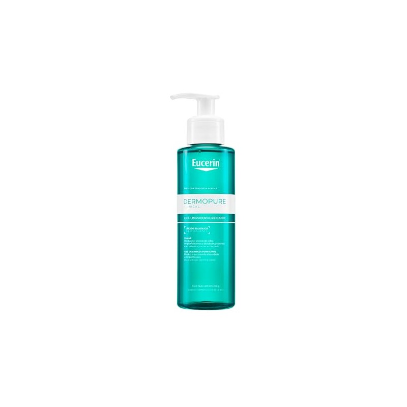 Eucerin Dermopure Gel Limpiador Facial, 200 Ml