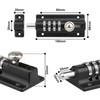 Gate Latch with Combination Lock, [2 Pieces] [Weatherproof] Spopal 120