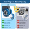 uinhuine 9Pack Luggage Suitcase Wheels Cover Carry on Luggage Wheels
