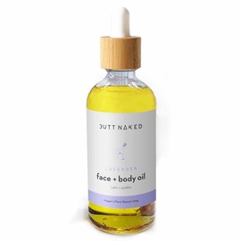 Butt Naked Body Lavender Face Cleanser + Body Oil, 90ml
