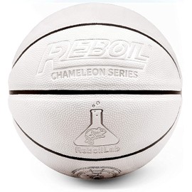 REBOILPHASE Color-Change Leather Basketball (Size 3~7)- Kids Basketball, Small Basketball, Youth Basketballs, Basketball Gift-Size 4 Multi-Color