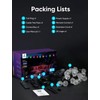 APPECK RGBW Outdoor String Lights 50ft for Patio, with 25