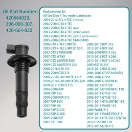 Paquete de 3 bocinas de encendido compatibles con SeaDoo GTX RXP RXT GTI WAKE GTS 130 155 215 255 260 ALL 4-TEC modelos reemplaza # ‎420664020, 296000307