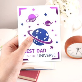 FANCY LAND Fathers Day Cards with Envelopes