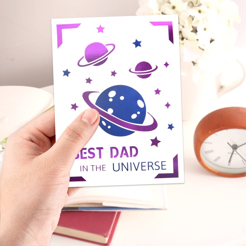 FANCY LAND Fathers Day Cards with Envelopes