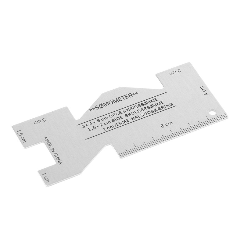 Metal Sewing Ruler Aluminium Alloy Light Flexible Portable Accurate Hand