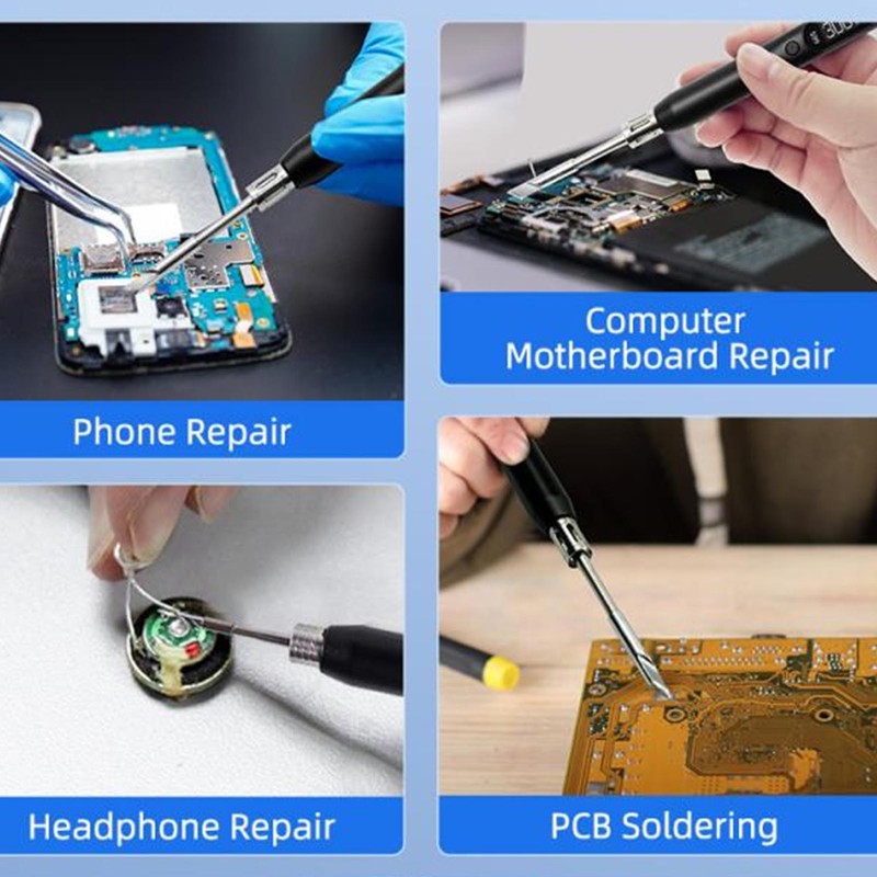 Portable Soldering Iron Antistatic Soldering Kit for C245 Tip Support