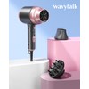 wavytalk Secador de Pelo Portátil con Difusor, Mini Secador de