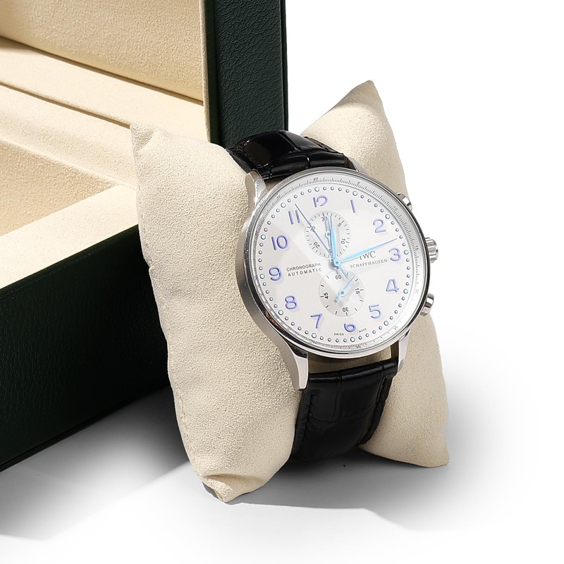 Oirlv H17308 Watch Case, PU Leather, Mini Portable, Watch Storage
