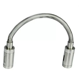 allen + roth Flexible Track Connector- Brushed Nickel Finish