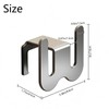 4 Pack No-Drill RV Shoe Rack - Over Door/Wall-Mounted Shelf,