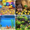 JOISHOP 200pcs Mini Ducks, Resin Tiny Ducks Little Plastic Ducks
