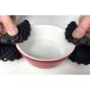 Black Drinks Coasters Set of 6 by Stone & Thyme