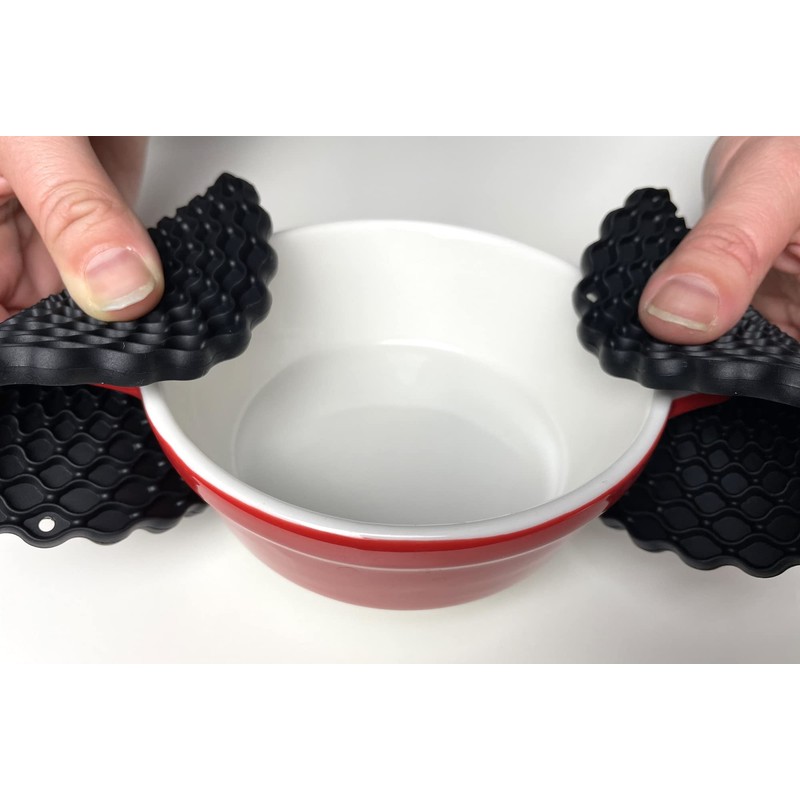 Black Drinks Coasters Set of 6 by Stone & Thyme