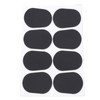 80Pcs Sax Mouthpiece Pad Silicone Black Cushion Patches Wind Instrument