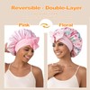 GDTOGRT Satin Silk Bonnet for Sleeping Women, Double Layer Sleep