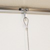 Picture Rail Stainless Steel Wire Hanging Hardware Silver Set of