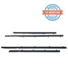 ZONFANT 4 Pcs Car Outer Door Window Moulding Trim Weatherstrip