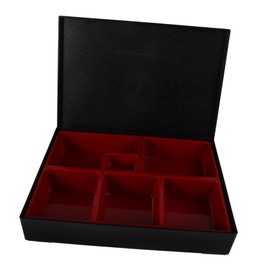 Gatuida Bento Lunchbox for Adults Men Women Japanese Six-Compartment Insulated Box Reusable Food Container Sushi Tray