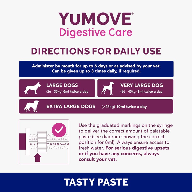 YuMOVE Digestive Care Rapid Probiotic Paste for Large Dogs |