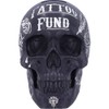 Nemesis Now Black and White Traditional Tribal Tattoo Fund Skull