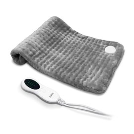 RCA Almohadilla Trmica Elctrica RC-HP1, 10 Niveles de Temperatura, Temporizador con Apagado Automtico, Material Lavable y Suave, para Alivio Dolores  
