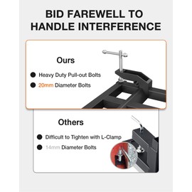 Clamp On Debris Forks to 48" Bucket,2500lbs Heavy Duty Pallet Forks,5 Fork Pallet Fork for Tractor Accessories,Loader Bucket,Skid Steer