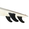 Funktion FKGFCC-3-BLK 3 Fin FCS Compatible, Set of 3, Black