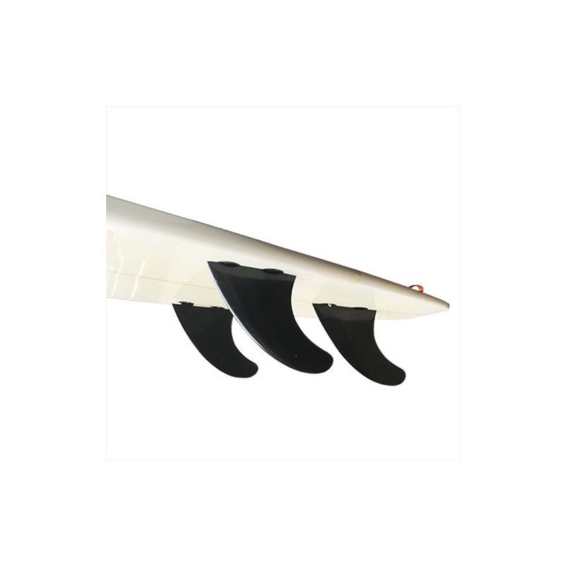 Funktion FKGFCC-3-BLK 3 Fin FCS Compatible, Set of 3, Black