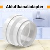 VIOKS Exhaust Hose Adapter Reducer 125 mm - 100 mm