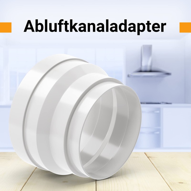 VIOKS Exhaust Hose Adapter Reducer 125 mm - 100 mm