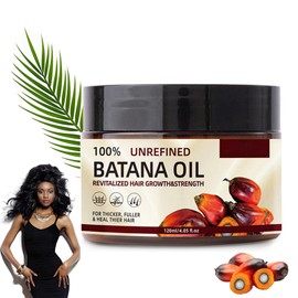 Batana Oil for Hair Growth, Organic Batana Oil Paste, 100% Pure Natural Raw BatanaOil from Honduras, Repairs Damaged Hair Prevents Hair Loss, Enhances Thickness (1pcs)