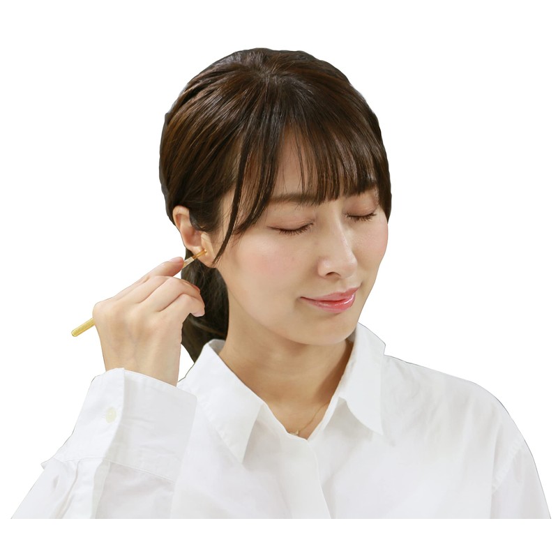 Nonoji Soft Loop Wire Ear Cleanser, Made in Japan, Yellow