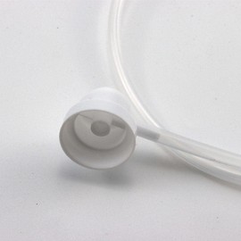 Gryshanyun 2Pcs White 360° Nozzle Extension Hose for Aerosol Can Sprayers and Body Repair Paint Guns, Universal Fit, Extended Reach Spray Attachment for Automotive DIY