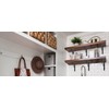 12 Pack L12 x H 8" Black Heavy Duty Shelf