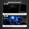 GKmow Pack-24 Car LED Bulb Kit Set, T10 31 mm